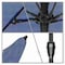 California Umbrella 9' Bronze Aluminum Market Patio Umbrella, Olefin Royal Blue 194061337356 - alternate 2